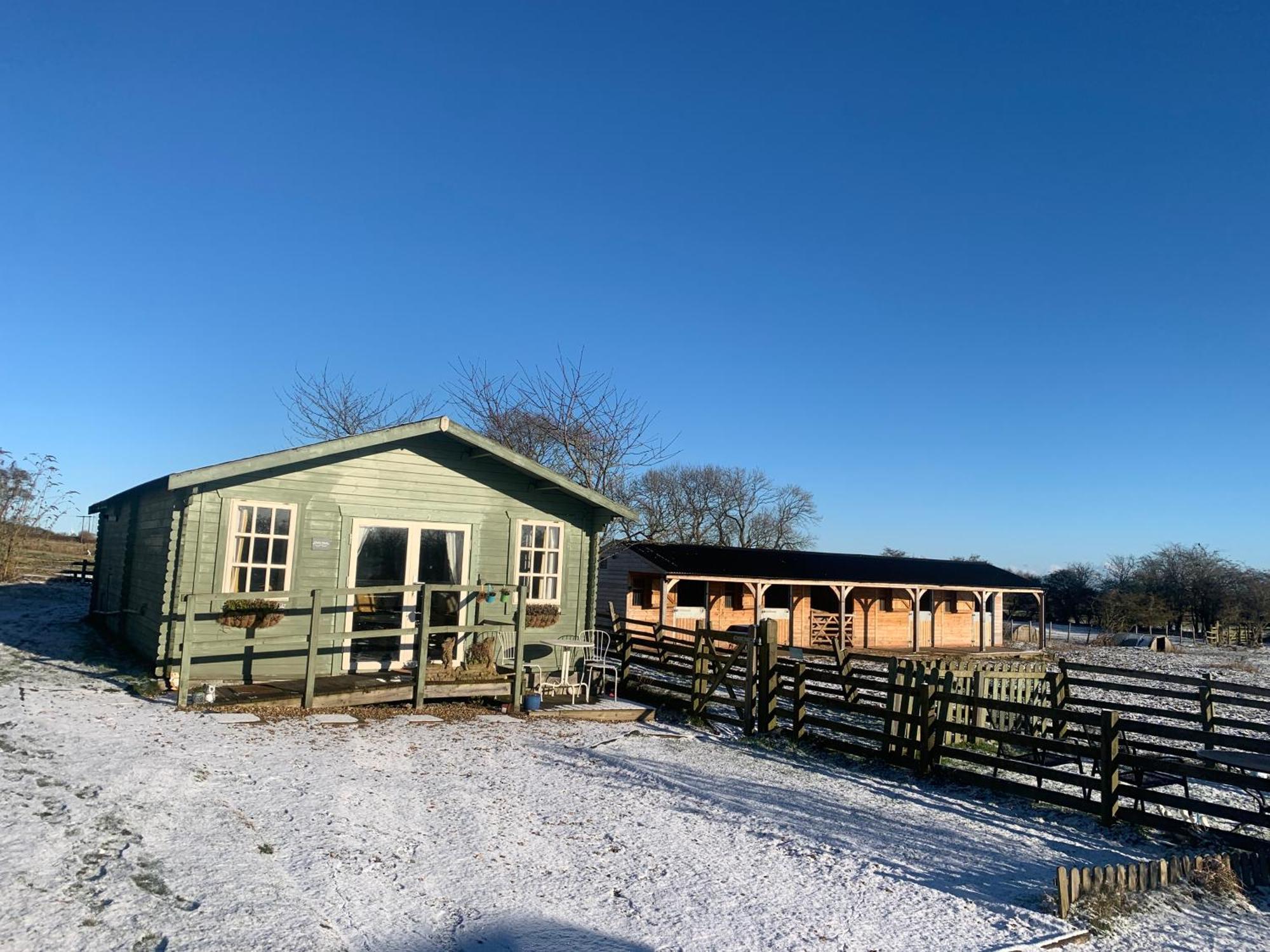 Owls Nest Log Cabin Morpeth Extérieur photo